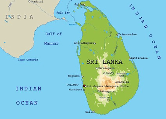 نقشه-کشور-سریلانکا
